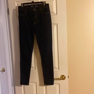 Old Navy Super Skinny High Waisted Jeans Dark Wash size 8